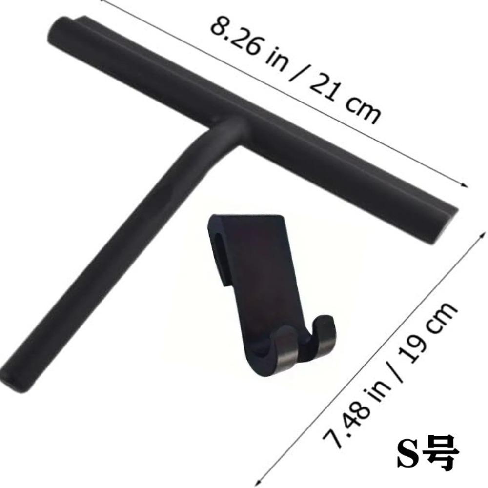 Bathroom Shower Squeegee Household Glass Wiper Window Mirror Silicone Scraper Shower Doors Hanging Squeegee Holder Cleaning Tool