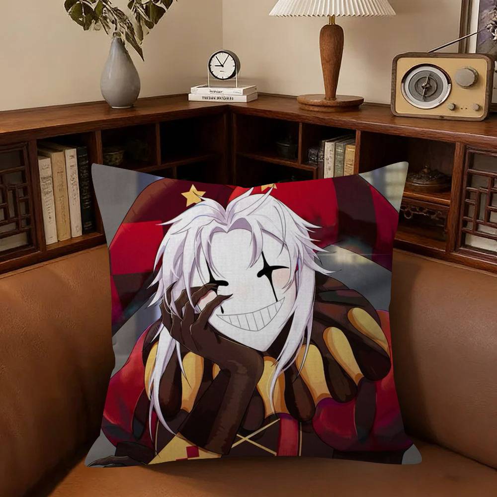 Anime The Freak Circus Pierrot Pillow Cushion Cover Pillowcase Living Room Sofa Home Decor