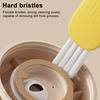 Yousheng 3Pcs 3 In 1 Cup Lid Cleaning Brush Set Soft Hard Bristle Heads 180 Degree Rotating Design Crevice Cleaner Brush