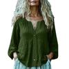 Fashion Women's Linen Shirt Casual Long Sleeved Top For Spring And Summer