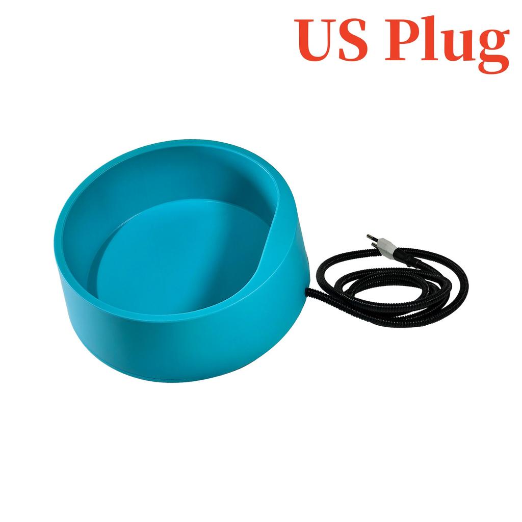Pet Constant Temperature Heated Drinking Bowl Cat Dog Water Bowl Heated Drinking Dispenser For Dog Cat Chicken Duck Feeding Tool