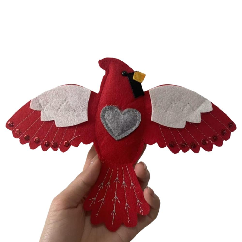 Compact Bird-shaped Felt Sewing Organizer Felt Bird Needle Thread Organizer Craft Enthusiasts