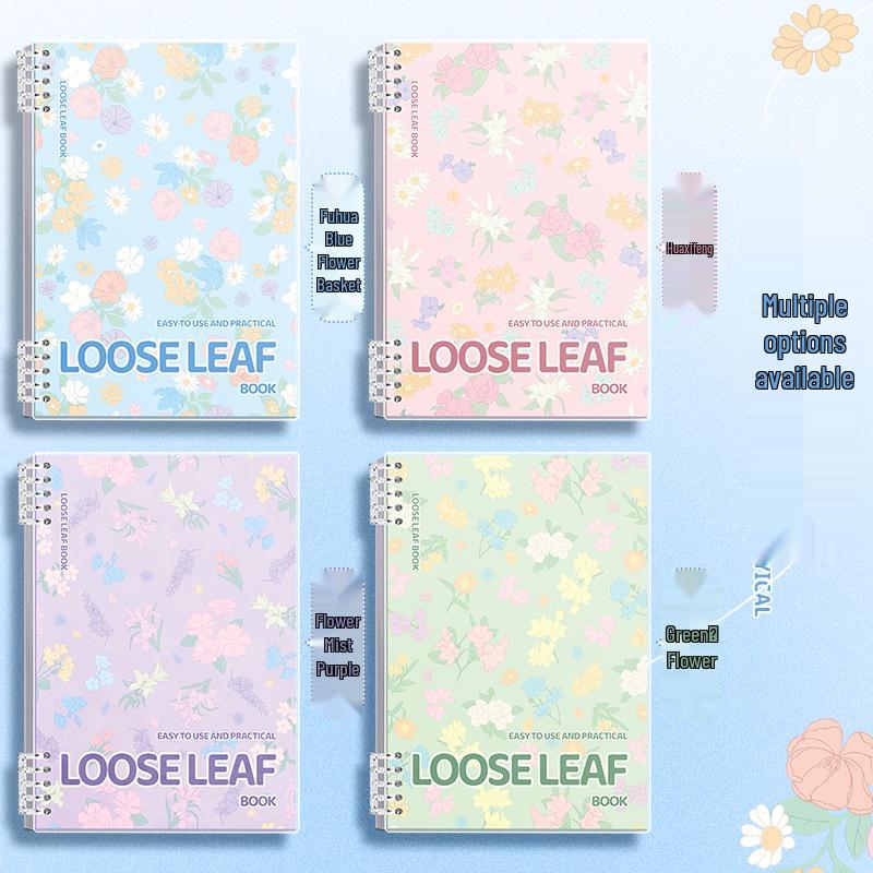B5 Loose-Leaf Notebook: Ergonomic, Detachable, and Stylish A5 Accounting Book