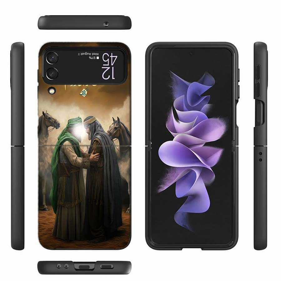Islam Shia Imam Ali Hussain Phone Case For Samsung Z Flip 6 7 5G Z Flip 5 Galaxy Z Flip 3 4 5G ZFlip Shockproof Hard Cover TPU P