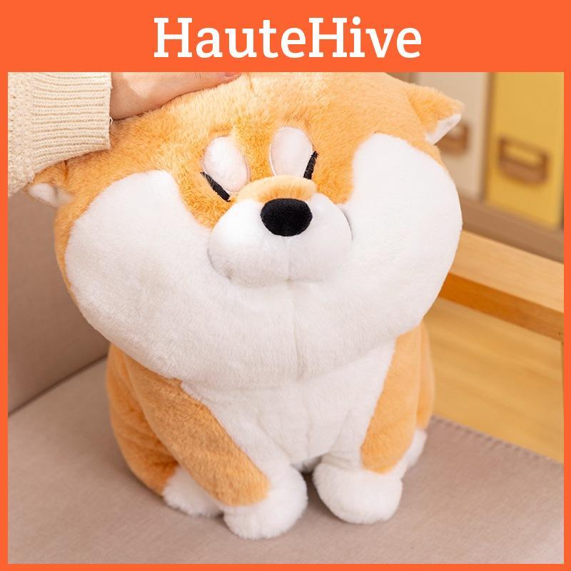 Inu Cute Shiba Dog Plush Toy Stuffed Animal Doll Kids Gift Bedroom Decoration