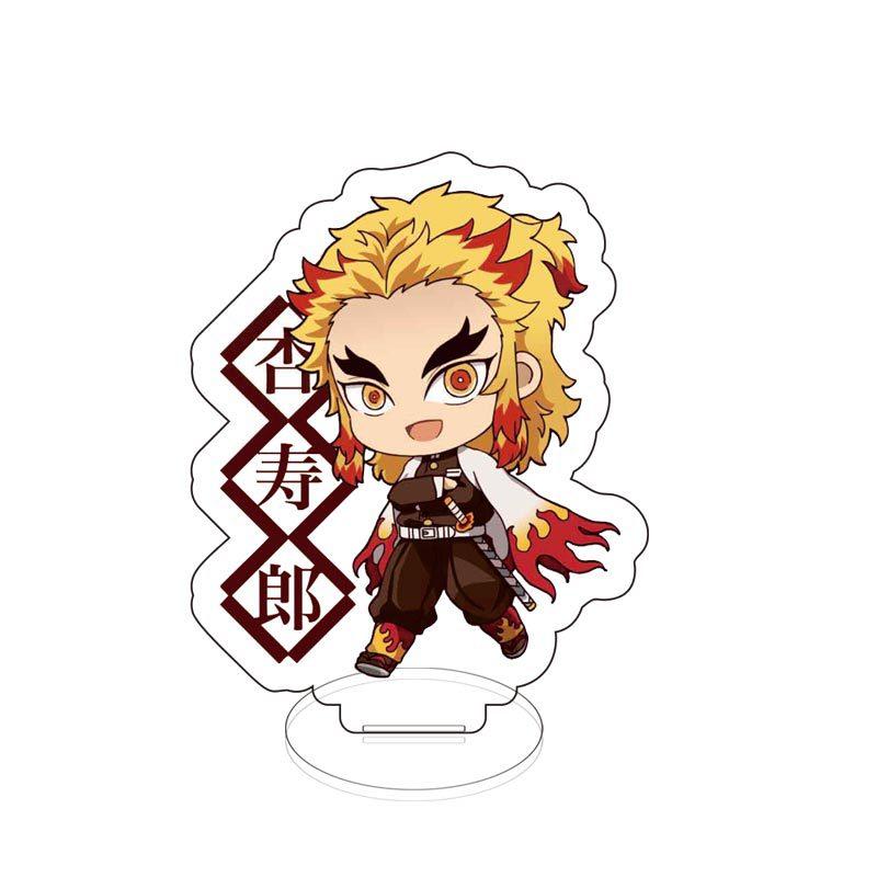 Acrylic Standee Demon Slayer Kamado Tanjiro Agatsuma Zenitsu Cartoon Anime Small Stand Acrylic Figure Anime Merchandise