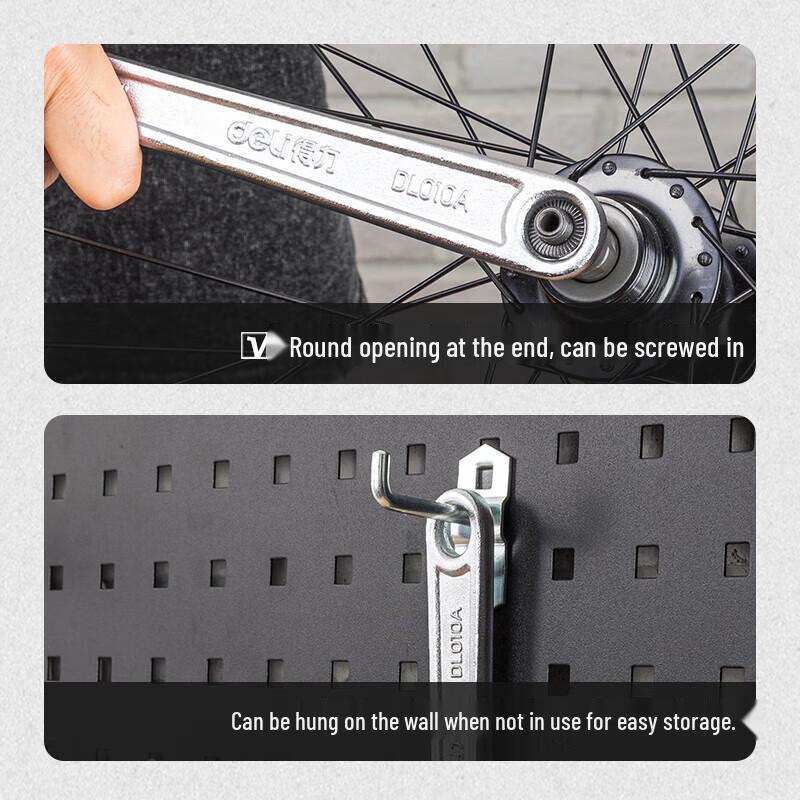 Deli 10-inch Multi-function Adjustable Wrench