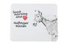 Haflinger Fohlen - Mouse Pad with Print, Personalized Pad with a Horse, Unique Gadget for an Office Worker from the Art-Dog Brand
