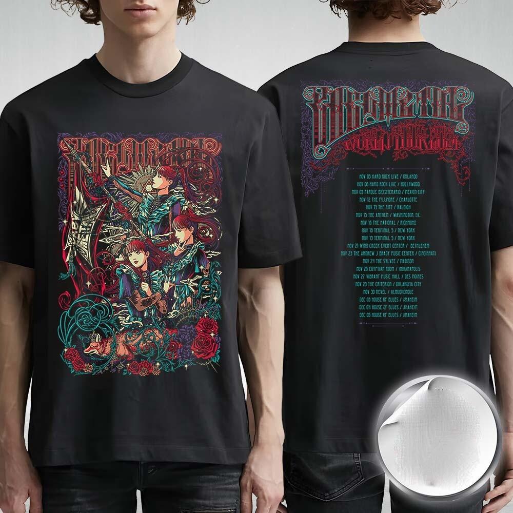 Baby Metal Metal March Tee Two Sides Unisex T-Shirt All Size S-4XL S