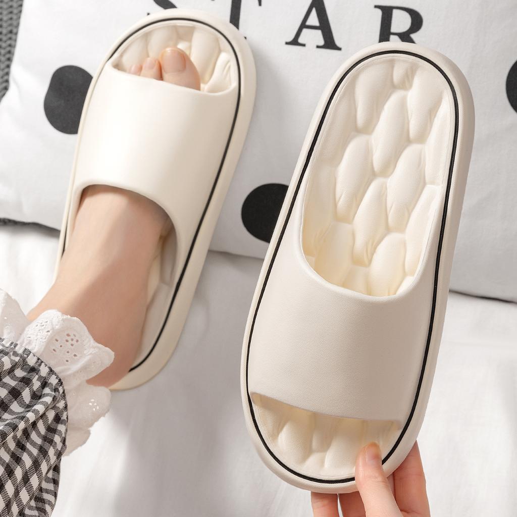 EVA Women Home slippers Summer Soft Beach Slides Fashion Comfortable Non-slip Slippers Breathable Lightweight Men Bathroom Slippers