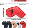 Oil Edge PU Golf Iron Head Protective Cover