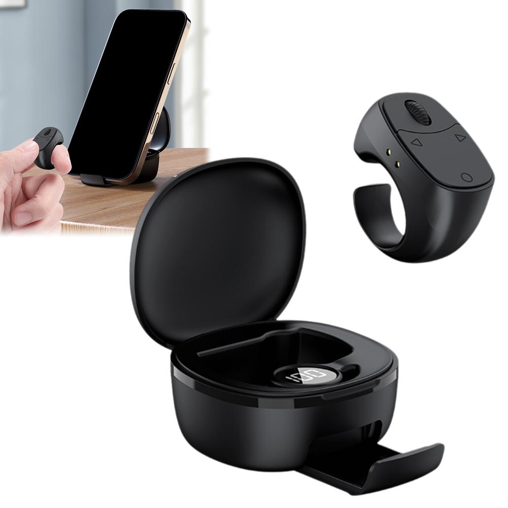 Intelligent Roller Fingertip Ring Remote Control Wireless Bluetooth Mobile Selfie Mice Video Automatic Page Turner Browsing