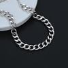 PANJBJ 925 Sterling Silver Chain Bracelet For Women Classic Retro Punk Hip Hop Line Minimalist Jewelry Gift Dropshipping
