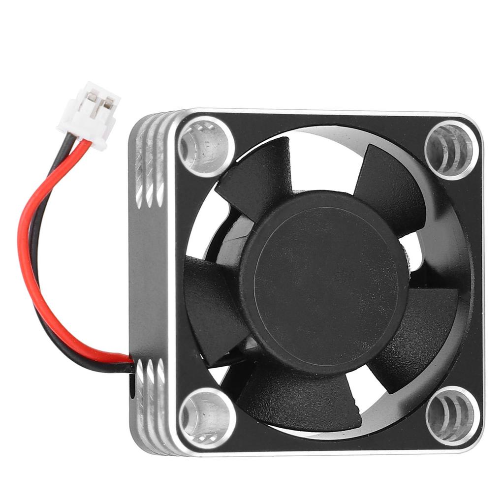 SURPASSHOBBY Electric Motor Cooling Fan 30x30mm 28000RPM 58V Fit for 1 10 1 12 1 8 RC Car(Black Silver )
