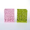 Creative Hollow Space Pattern Pen Holder Stationery Desktop Accessories Finishing Bucket Metal Storage Office School Supplies