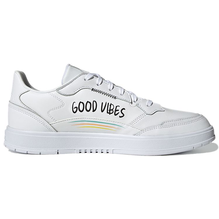 Adidas Neo Kollide Durable Non-Slip Low-Top Skate Shoes Men Sneakers White Yellow G54952