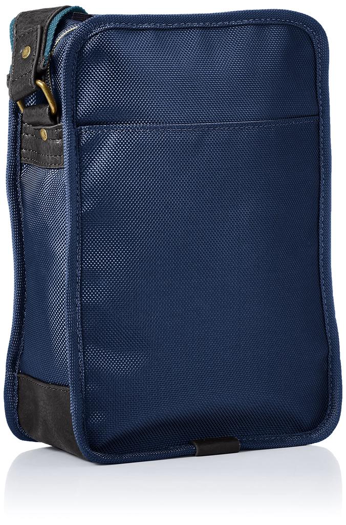 Shoulder metal synthetic leather can hold navy [Lee] bag, lightweight, logo, leather-like included, vertical, 10-inch tablet,