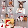 Creative Christmas Hat Featuring Cartoon Santa Snowman And Reindeer For Kids And Adults