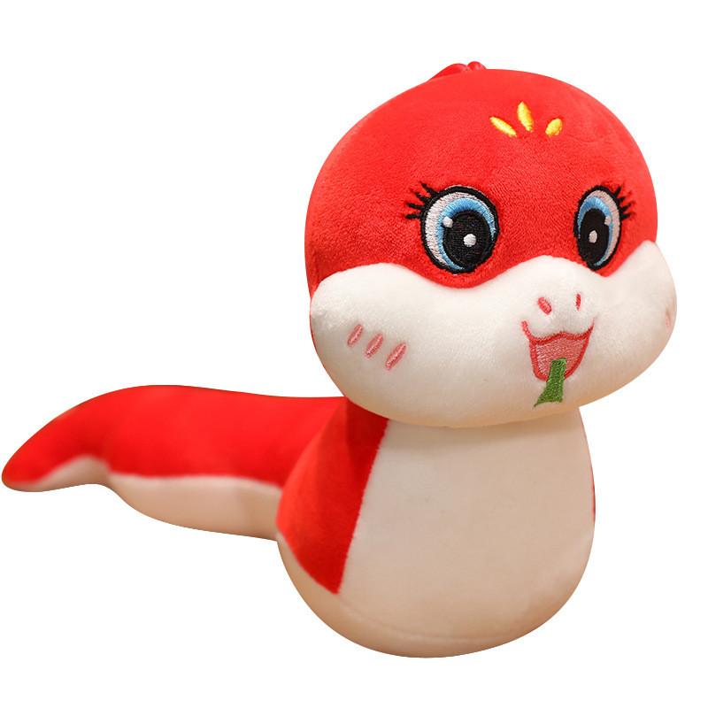 Year The Of Snake Mascot Plush Toy Animal Stuffed Doll Home Gift Decoration