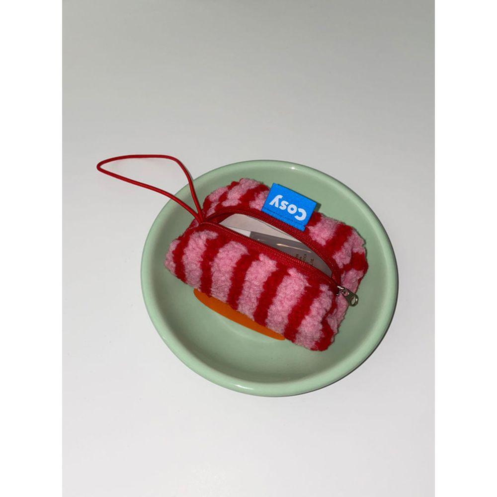 

COSYOI CHERRY PINK FLUFFY RICO POUCH SMALL