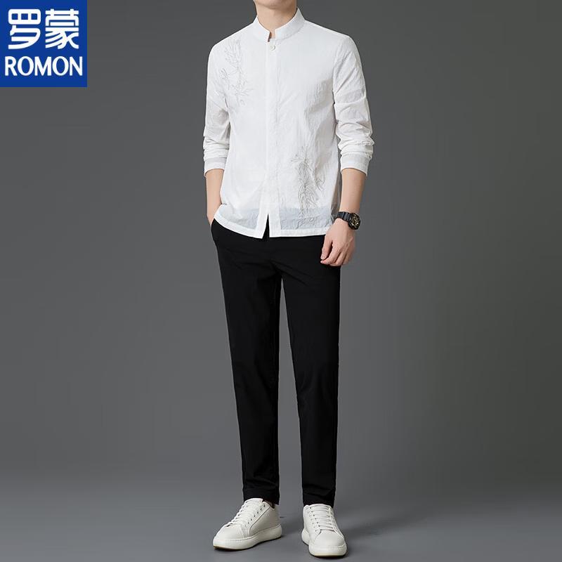 

Romon Men s Casual Long-Sleeve Sport Suit M