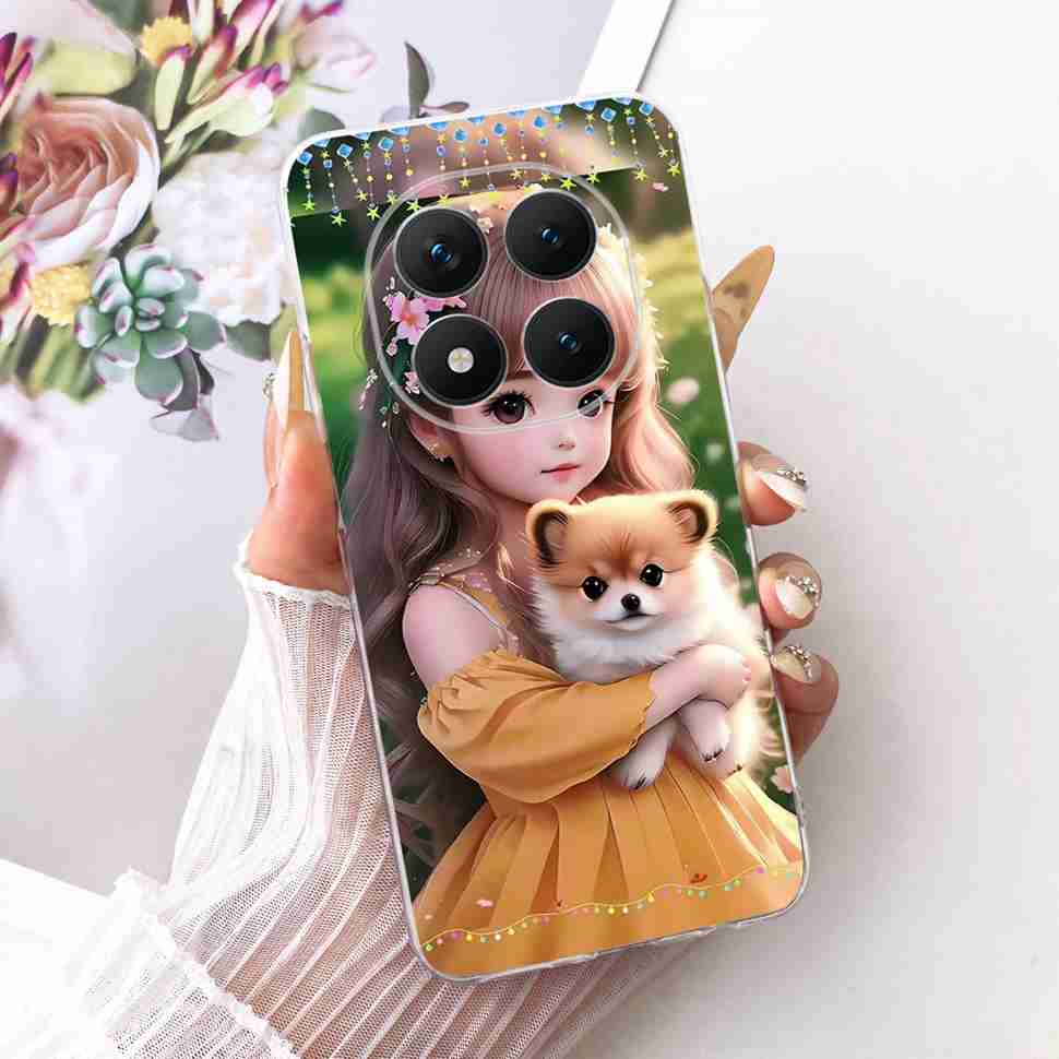 Für Xiaomi Redmi Note 15 Pro Plus ProPlus 5G Hülle Blume Cartoon Hülle Weiche Silikonhülle Für Redmi Note 15 Pro+ Hülle