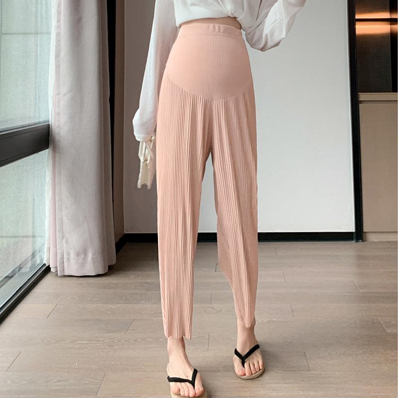 

Summer Maternity Nine-Point Loose Pants - Versatile, Lightweight and Casual 2XL 150~180 lbs