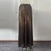 Elegant Shinny Sequin Long Pants Women Fashion High Waist Draped Loose Trousers Spring Autumn Casual Wide Leg Solid Color Party Pant