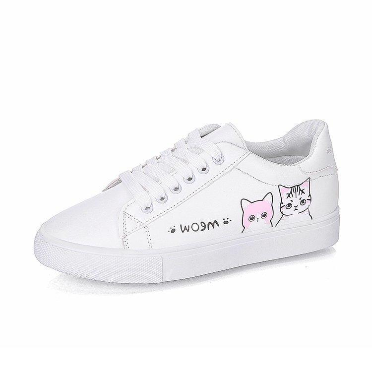 22 new lace-up student flat-bottomed breathable soft leather canvas shoes casual shoes