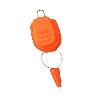 Bemerkungen Japan Schnurstopper mit Kappe, Baitcasting Rollenstopperhalter, Halter, Verhindert das Rutschen der Schnur, Angelzubehör, Orange