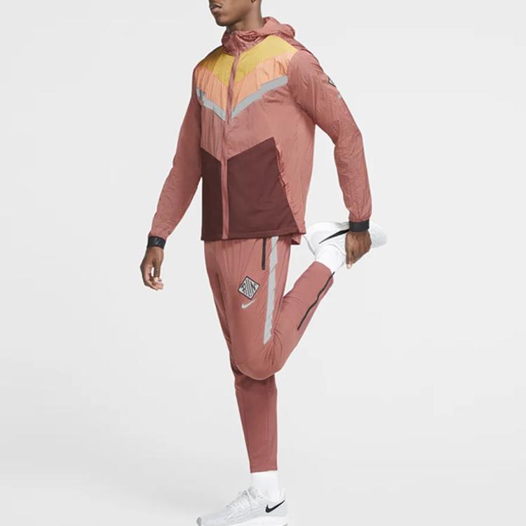 Nike Casual Sport Hooded Jacket Men Tops Clay-Red CU5739-652