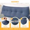 Solid Color High-Resilience Triangular Pillow, Large Cushion, Back Support Pillow for Reading, Lumbar Support, Triangular Cushion for Sleeping, Leg