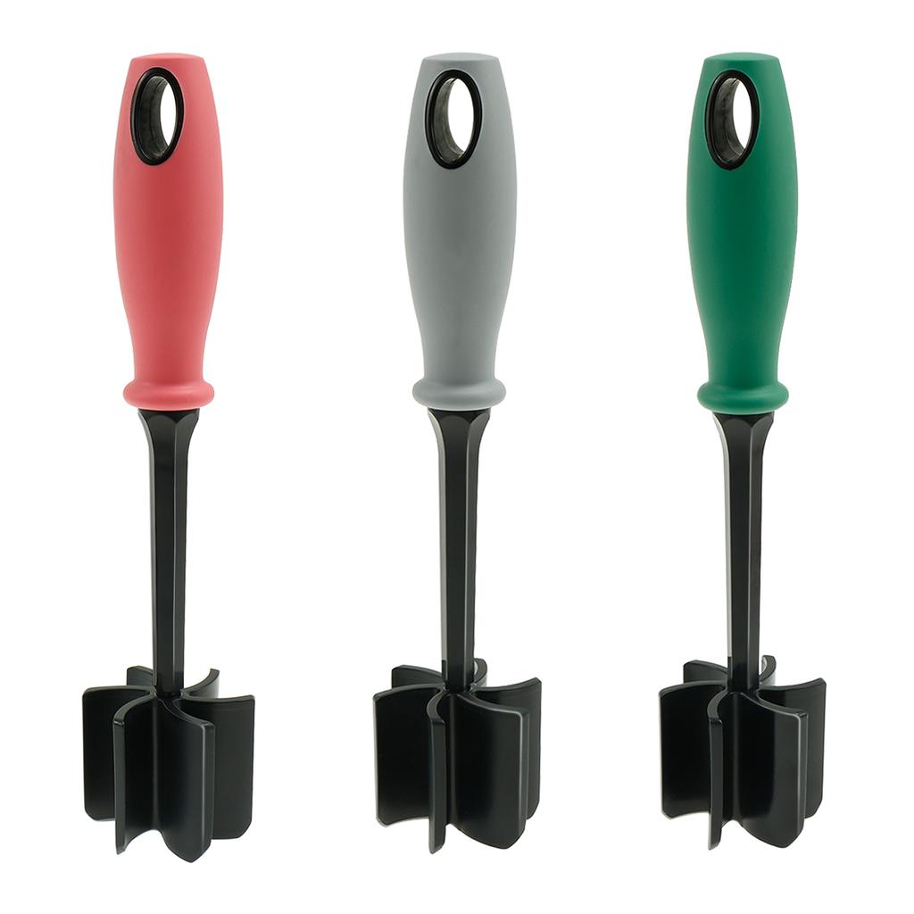 3/1 Stück Küchenfleischhacke Hackfleischstampfer Mischen Multifunktional Mahlen Stampfen Spatel Fleischschaber zum Hacken von Fleisch