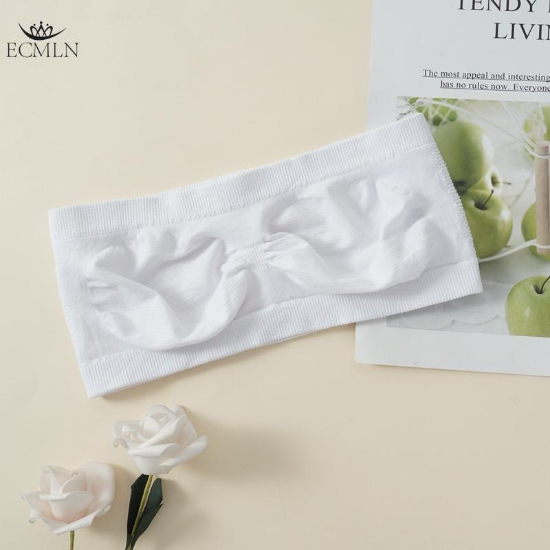 Summer Breathable Strapless Crop Top Women Invisible Chest Wraps Tube Tops Soft Comfort Bra Female Intimate Hollow Out Brassiere