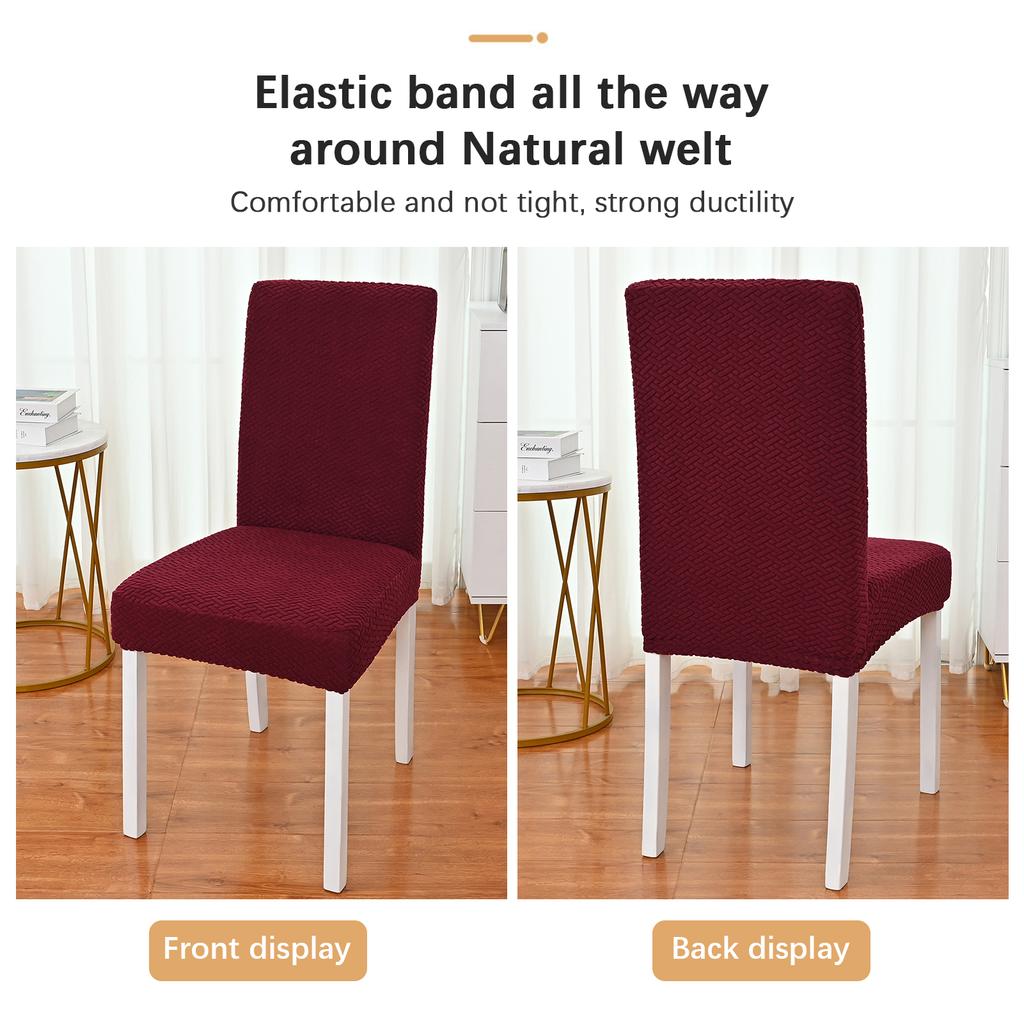 Simple Chair Cover Seat and Rest In One Half Package M Chair Protective Cover Polar Fleece Material