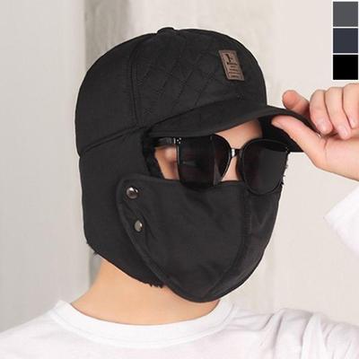 Quilted Earlobe Military Hat 1P Winter Mask Multi-Function Hat