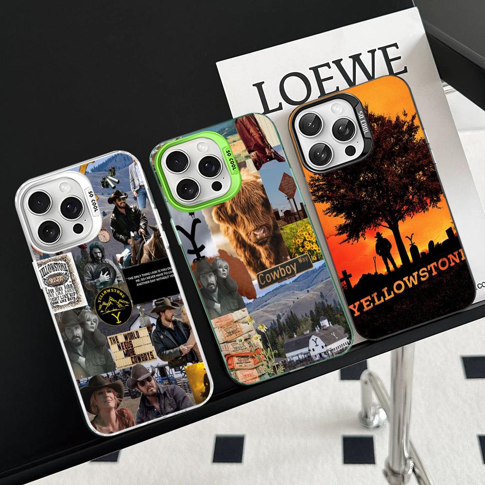 American TV Series Yellowstone Phone Case For IPhone 16 15 14 13 12 11 Pro Max X XR XSMAX 8 7 Plus Matte Shockproof Back Cover