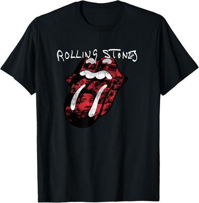 Das Rolling Stones Exile Collage Zungen T-Shirt