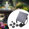 Solar Water Pump Solar Water Sprayer Multifunctional Mini Solar Pump with 6 Nozzles DIY Solar Fountain Kit for Garden Accessory