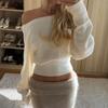 European Off-Shoulder Slimming Sweater: Sexy, Versatile, Loose-Fit Top