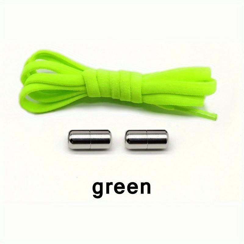 No-Tie Elastic Shoelaces for Sneakers & Skate Shoes - Adjustable, Stylish, Unisex - Secure, Comfortable Fit with Buckles, Spandex Material