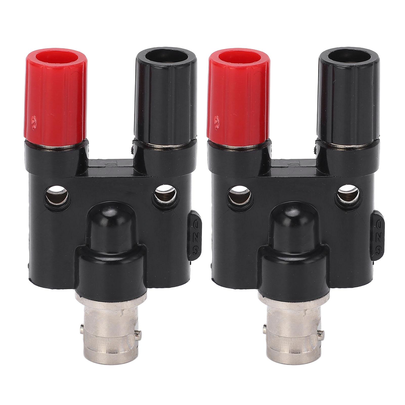 

2 шт. BNC Female на 4 мм двойной разъем банана Binding Post RF коаксиальный разветвитель адаптер разъем