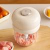 Yousheng Elektrischer Knoblauchschneider Mini-Küchenmaschine für Lebensmittel Fleisch Gemüse 350ml Wiederaufladbare Knoblauchmühle für die Küche