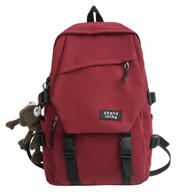 Schoolbag High School Students Junior High School Students School Bags In Large Quantities Korean Version Ins Street Backpacks Trendy School Bags