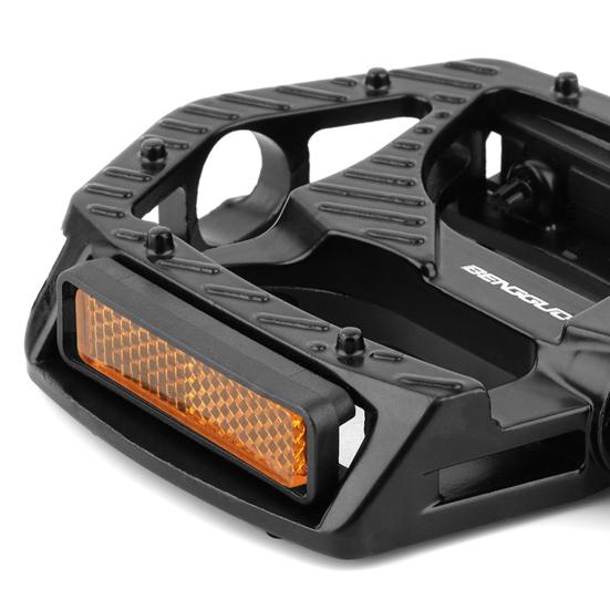 1 pereche de pedale de bicicletă cu rulmenți etanșați, design gol, port filetat universal antiderapant, pedale MTB, accesorii pentru ciclism