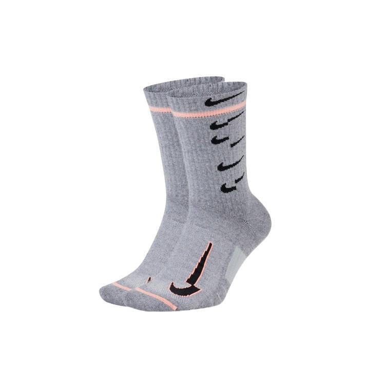 Nike Unisex Multiplier Crew Socks 1 Packs Grey Gray CK5672-050 M