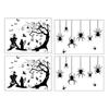 Living Room Halloween Stickers GhostBat Wall Window Door Home Haunted House Horror Scenes PropsFestival Party Decoration