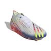 Adidas Predator Edge.1 FG Al Rihla Pack - Bílé Pánské Kopačky Cloud-White Solar-Yellow Power-Blue GW1028