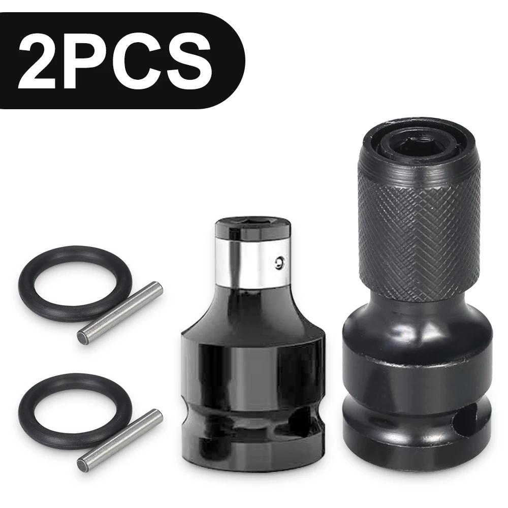 Universeller Schraubenschlüssel-Adapter Steckschlüssel Ratsche Drehmomentschlüssel Adapter 1/2 Zoll Vierkant auf 1/4 Zoll Sechskant Ratschensteckschlüssel-Konverter 2025