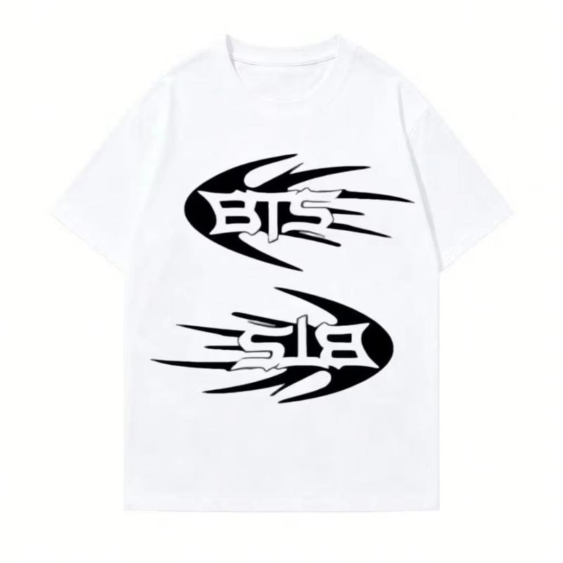 2026 Streetwear Black Tee Bold White Simple Skull Front Graphic T Shirt Oversized Emo Punk Style Soft Cotton Daily Unisex Tee